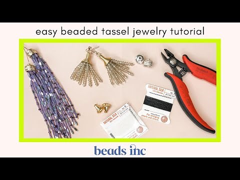 Easy Beaded Tassel Jewelry Tutorial