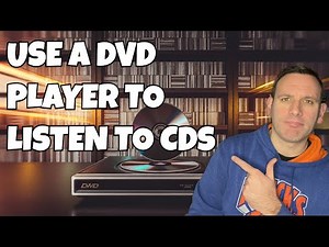 How to use a DVD Player to play Audio CDs!!!