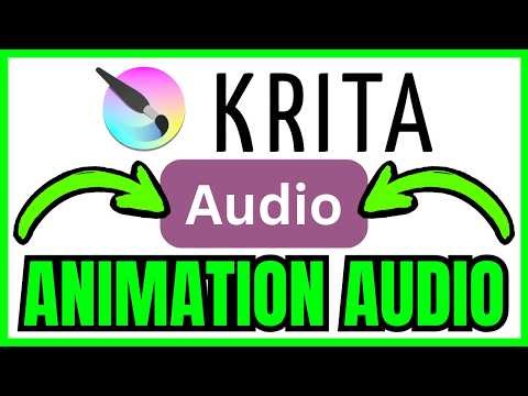 How To ADD AUDIO To Krita Animation (QUICK & EASY) 2026