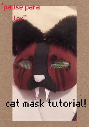 DIY Animal Mask Tutorial with Paper - Cute Cat Mask Tutorial