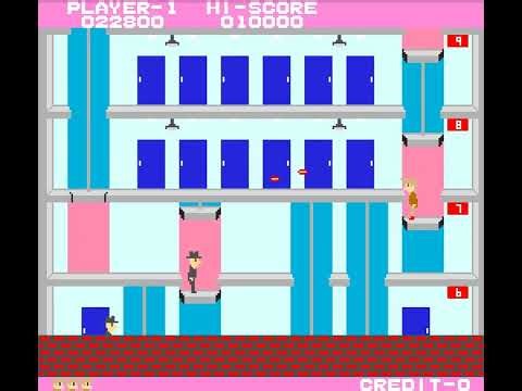Elevator Action 1-ALL (Stage 5) - 48300 pts [Arcade 1CC #014]