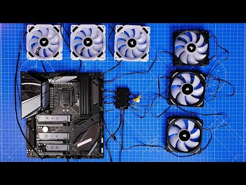 How to wire and setup Corsair RGB fans - tips for adding RGB fans to your case easily