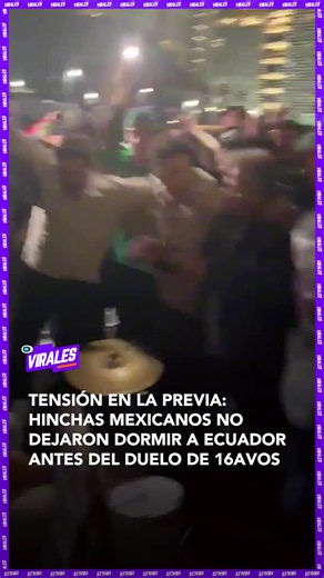 #Virales | Noche caliente antes del duelo de 16avos. La concentración de Ecuador fue interrumpida por el ruido generado por aficionados mexicanos. Desde Ecuador consideran que lo ocurrido va contra el juego limpio. Video: RRSS ▶️ Más información en: www.reduno.com.bo #RedUno #RedUnoDigital #Notivisión #Noticias #Viral #Deportes #Mundial #México #Ecuador