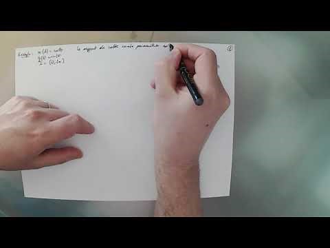 Courbes paramétrées - Partie 1 : généralités.