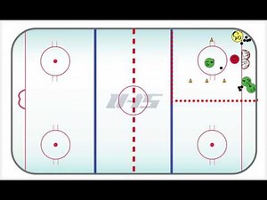 Ice Hockey Drill: WEAVE SHOTS