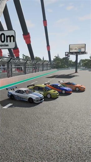 Pool skipping with Fast & Furious cars #fyp #shorts #beamngdrive #fastandfurious #pc #g4merbro