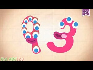 Endless Numbers counting 90 to 100 Learn 123 Numbers for Kids