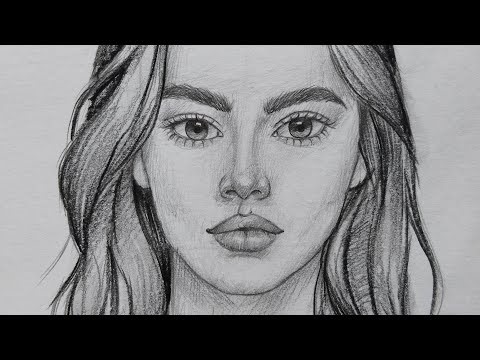 How to Draw a Girl's Face with the Loomis Method