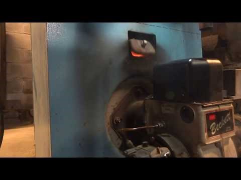 oil burner making black soot