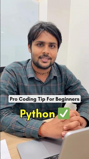 The Only Coding Tip You Need To Start Your Python Journey! 💻