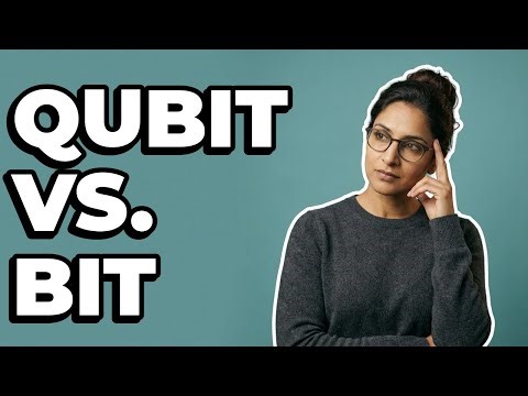 What distinguishes a qubit from a classical bit?