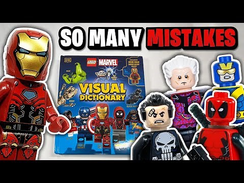 LEGO Marvel Visual Dictionary Review - SO MANY Mistakes & Omissions
