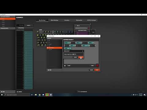 How To Create A Macro Using The Steelseries Program Aswell As My Macro Script