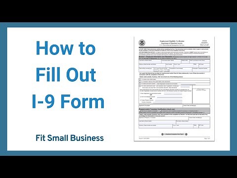 How to Fill Out an I-9 Form
