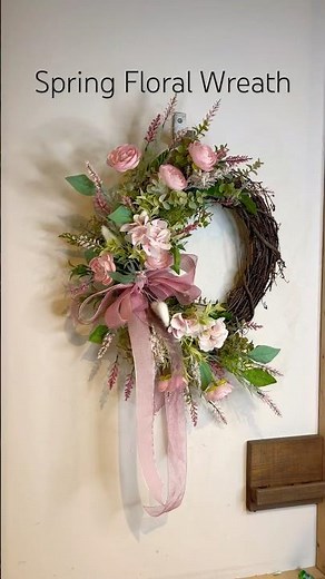 DIY Spring Wreath Tutorial | How to make an Elegant Spring Wreath at Home