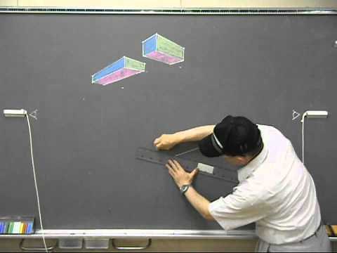 「二点透視図法1」　/ perspective view