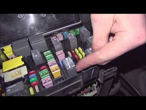 Jeep Liberty Starter Relay and Fuse Location