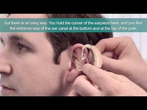 How to fit A Behind The Ear Canal hearing aid properly