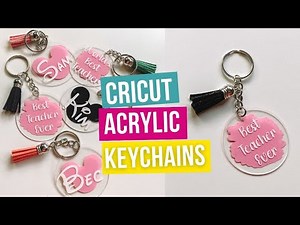 Acrylic Keychain Tutorial With Vinyl Using Cricut Joy