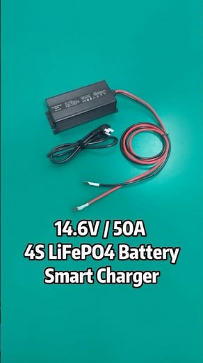 12V 50A 4S LiFePO4 Battery Charger #batterycharger #diy #lifepo4 #lithiumbattery