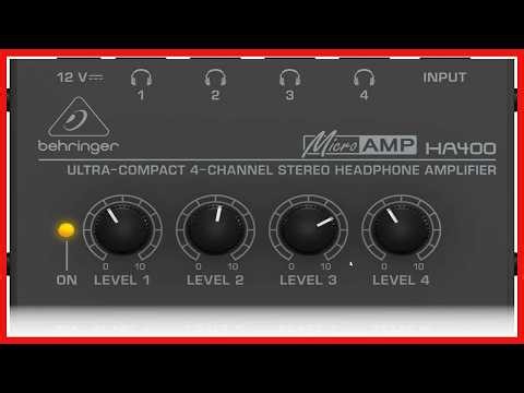 Behringer HA400: The Compact Headphone Amp Every Studio Needs