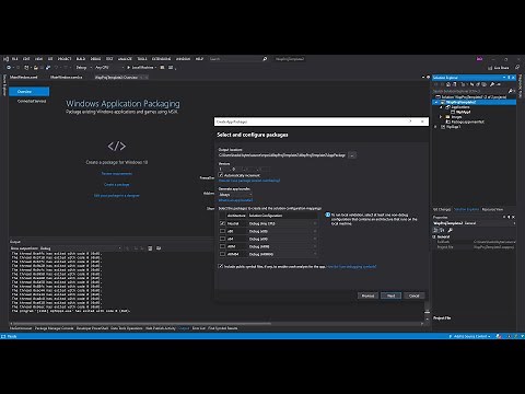 Windows Application Packaging with Visual Studio 2019