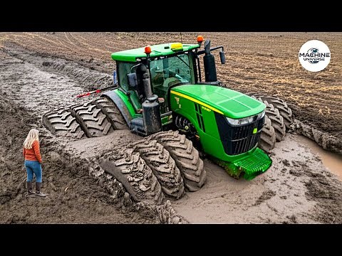 Unbelievable Tractor Stuck in Mud Moments | Extreme Heavy Equipment fails #34