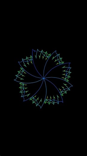 Python Art: Hypnotic Neon Spiral in Motion 🔥