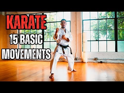KARATE 15 BASIC MOVEMENTS 🥋⛩️ | SHOTOKAN KARATE