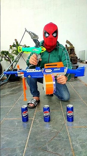 Big Sniper gun vs bow and row unboxing and testing 🔥