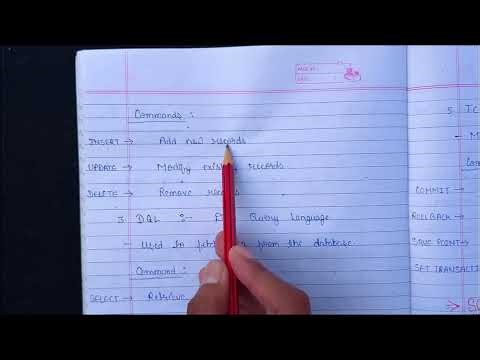 SQL Data types and Literals | Types of SQL commands ~ DDL, DML, DQL, DCL, TCL | SQL Operator | DBMS