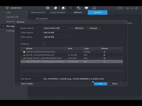 How to upgrade NVR firmware?