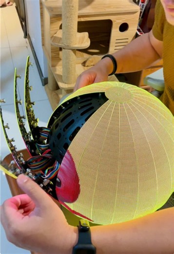 Ever wondered what’s inside NeoORB? Here’s a peek at part of its internal structure. Can you guess what all these components do inside NeoORB? 👀 #leddisplayscreen #leddisplay #ledscreen #NeoORB #ledsphere