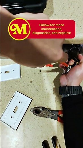 Part 2: Electrician Fixes Broken Garbage Disposal Switch Fast! #milestone #electrical #dfw