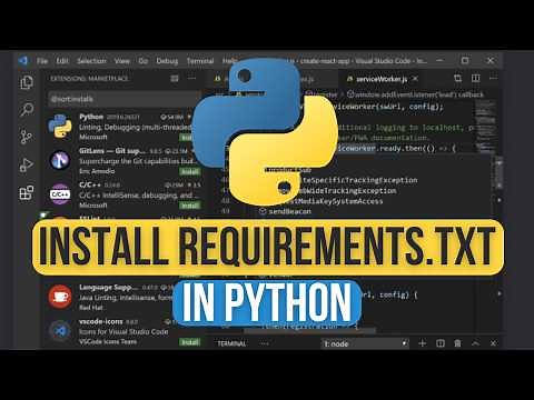 How to Install Requirements.txt in Python (For Beginners)