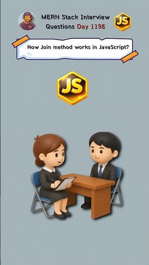 🚀 JavaScript Array `join()` Method Explained | Convert Array to String Easily #shorts
