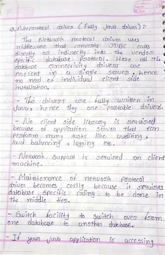 Types of JDBC Drivers #bca #students #bcacourse #bca #j2ee