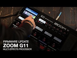 Zoom G11 - Updating the Firmware