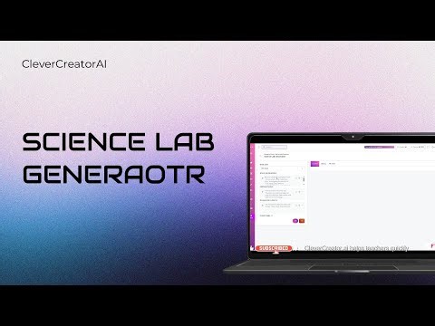AI Science Lab Generator - CleverCreatorAI