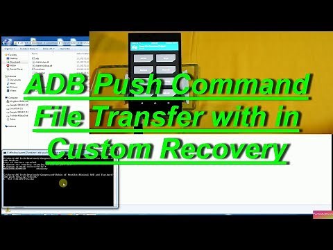File Transfer Via ADB Push Command in Custom Recovery