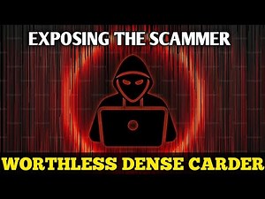 DENSE CARDERR ‪@ujsifnskcnksfdnsk‬ IS EXPOSED | THE CHEAP SCAMMER DENSE CARDER
