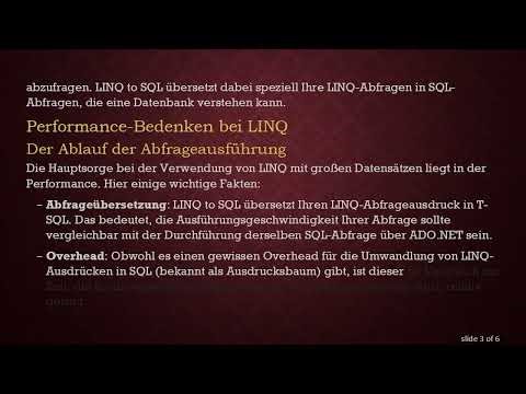 Wie „schnell“ ist LINQ? Ein umfassender Blick auf die Performance bei der Datenmanipulation