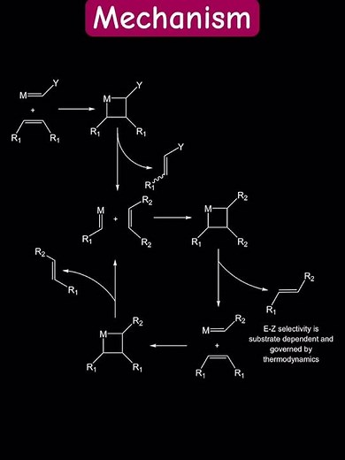 Alkene Metathesis | Olefin Metathesis | Name Reactions | Organic Chemistry #alkenes #mechanism