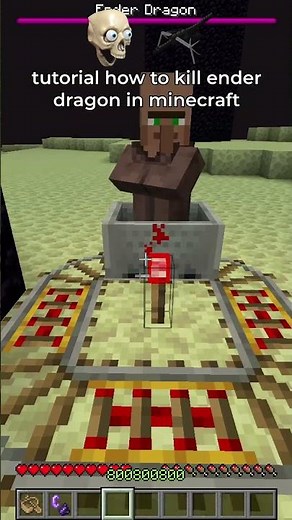 how to defeat ender dragon in minecraft 😎