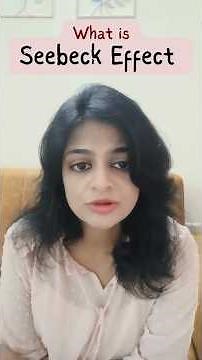 What is Seebeck Effect And How This Principle is Used in Thermocouple? | Instrumentation | #Shorts