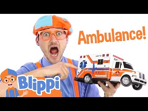 Learn Colors with Ambulance Toy! | Blippi Full Episodes | Educational Videos for Kids | Blippi Toys