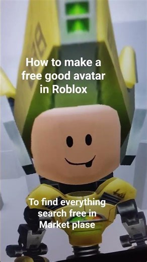 how to make a good free avatar in Roblox