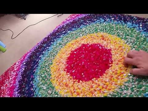 No Sew DIY Rag Rug Tutorial