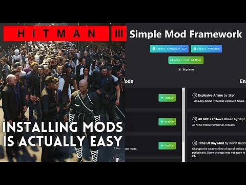 How to easily install Hitman 3 mods (Updated tutorial in description)