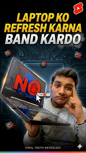 STOP Refreshing Your Laptop NOW! ❌#shorts #youtubeshorts #ytshorts